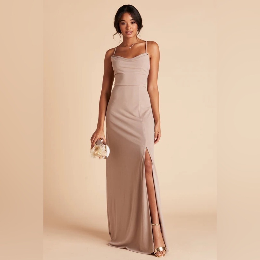 NWT Birdy Grey Ash Dress in Crepe Taupe